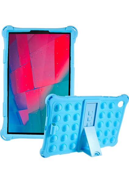 Lenovo Tab M10 Hd Gen 2 TB-X306X TB-X306X Push Fidget Duyusal Oyuncak Tablet Kılıfı Kabarcık Pop Ile Pc Kickstand Ile Pop Pop Şok Geçirmez (Yurt Dışından)