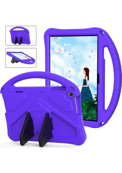 Lenovo Tab M10 (Gen 3) Çocuk Dostu Tablet Kasası Eva Sağlam Şok Geçirmez Tablet Kapağı Dönüştürülebilir Tutamak Kickstand Koruyucu Kabuk (Yurt Dışından)