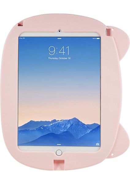 Ipad Air (2013) / Air 2 / Ipad 9.7 Inç (2017) / (2018) Cartikoon Piggy Cover Yumuşak Silikon Şok-Absorpsiyon Tablet Kılıfı Kickstand Ile (Yurt Dışından) modelleri