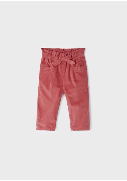 Kız Bebek Fitilli Kadife Yumuşak Pantolon 2541