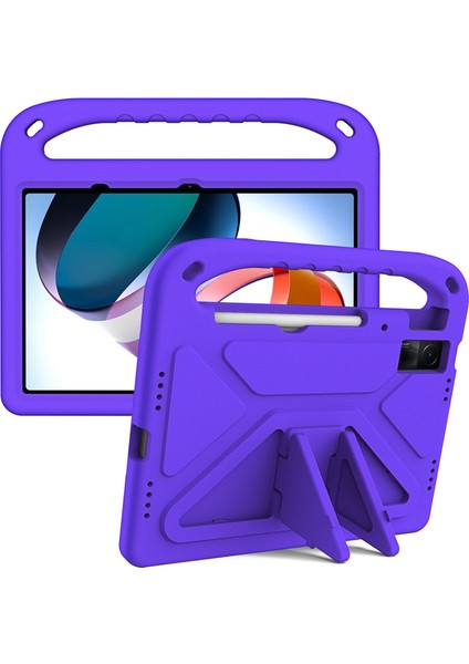 Xfashion Xiaomi Redmi Pad Için Bırak-Kötü Eva Tablet Kılıf Katlanabilir Kickstand Taşınabilir El Koruyucu Kapak (Yurt Dışından)