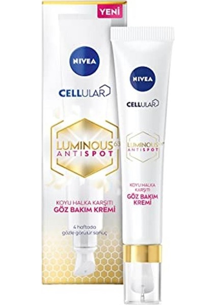 LUMINOUS630 Koyu Halka Karşıtı Göz Bakım Kremi 15 ml