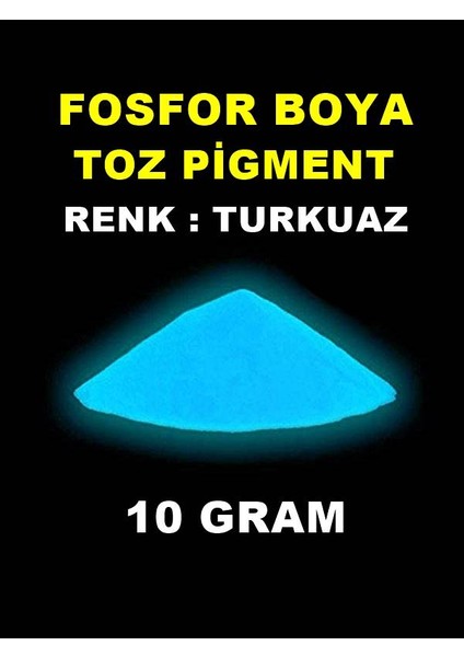 Karanlıkta Parlayan Fosfor Boya 10 Gram