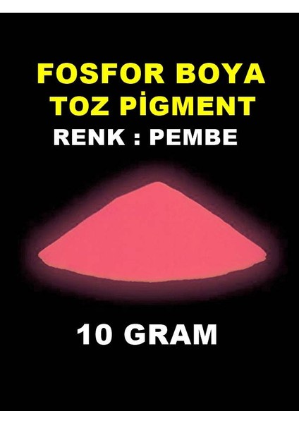 Karanlıkta Parlayan Fosfor Boya 10 Gram