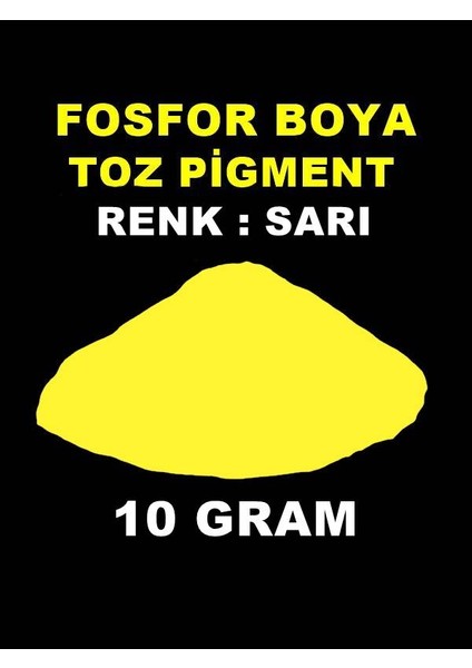 Karanlıkta Parlayan Fosfor Boya 10 Gram