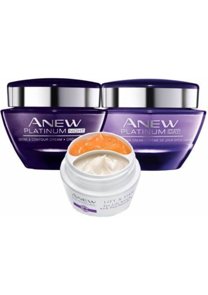 Anew Platinum Gece Gündüz ve Göz Çevresi 55 Yaş Üzeri Bakım Paketi