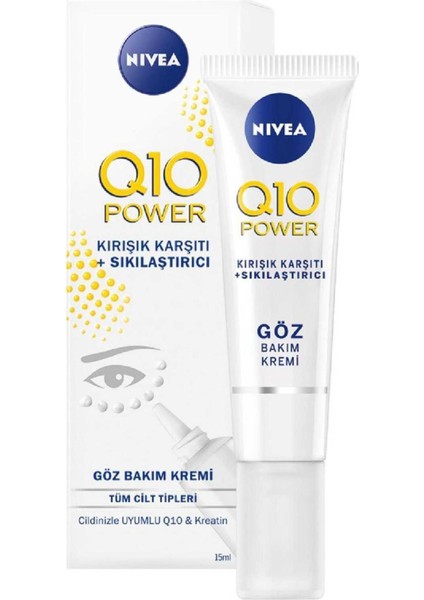 : Q10 Kırışık Karşıtı Göz Bakım Kremi 15 ml 4005900545701