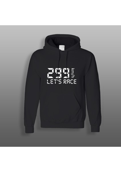 Let's Race Motorcu Sweatshirt Siyah