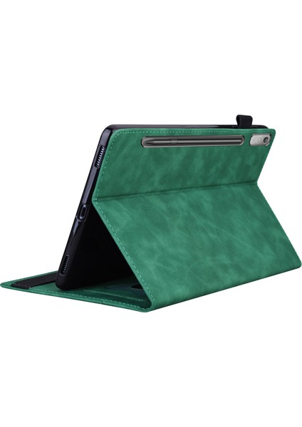 Lenovo Pad Pro 2022 / Tab Için P11 Pro Gen 2 Görüntüleme Stand Stand Folio Tablet Kapak Pu Deri Deri Cüzdan Elastik Bant Koruyucu Kılıf Kalem Tutucu (Yurt Dışından)