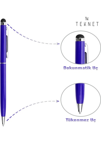 Dokunmatik Tablet Telefon İçin Çizim & Yazı Kalemi 4'lü Paket