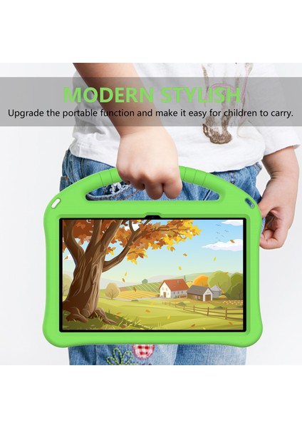 Xiaomi Redmi Pad / Oppo Pad / Huawei Matepad 10.4 (2020) / (2022) / Honor V6 Tablet Kılıf Taşınabilir Kickstand Şok Geçirmez Eva Koruyucu Kapak (Yurt Dışından)