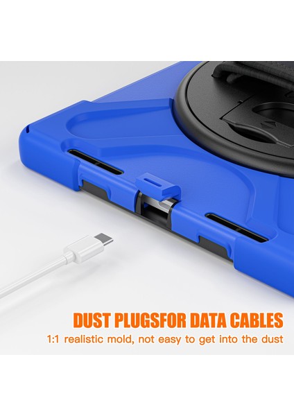Ipad 10.9 (2022) Kickstand Pc + Silikon Tablet Kılıfı 360 Derece El Strap Shockproof Sessiz Koruyucu Kapak (Yurt Dışından) indirimleri