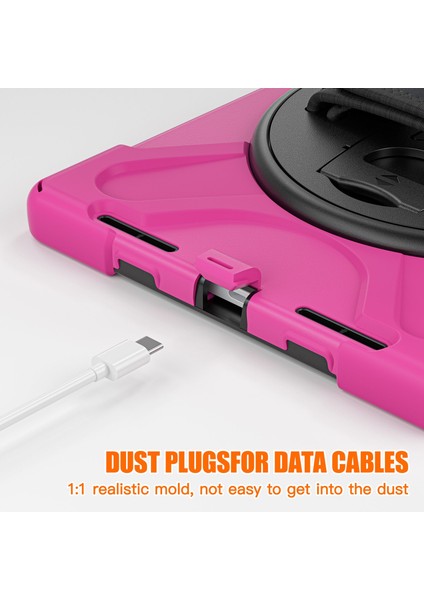 Ipad 10.9 (2022) Kickstand Pc + Silikon Tablet Kılıfı 360 Derece El Strap Shockproof Sessiz Koruyucu Kapak (Yurt Dışından) indirimleri
