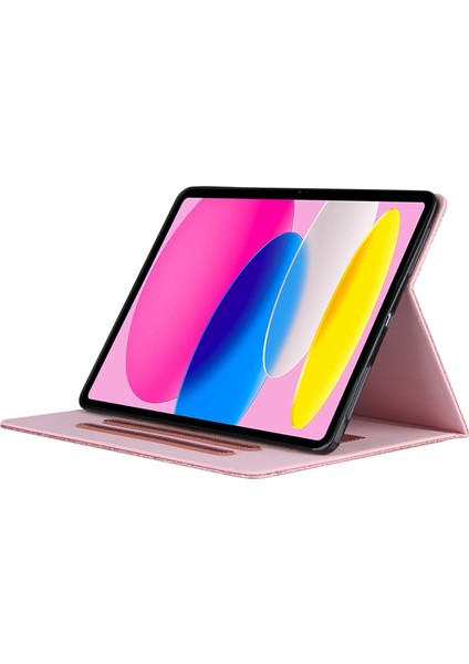 Ipad 10.9 (2022) Için Koruyucu Tablet Kasası, Pu Deri Çiçek Kelebek Baskılı Tablet Standı Kapak Otomatik Uyandırma / Uyku Kartı Tutucu (Yurt Dışından) fiyatları