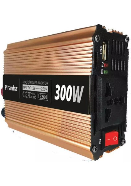 Araç Içi Power Invertor 300 Watt