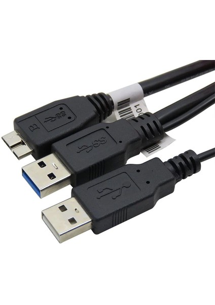 usb 3.0 to mikro usb B harici harddisk data kablosu hdd Y kablo