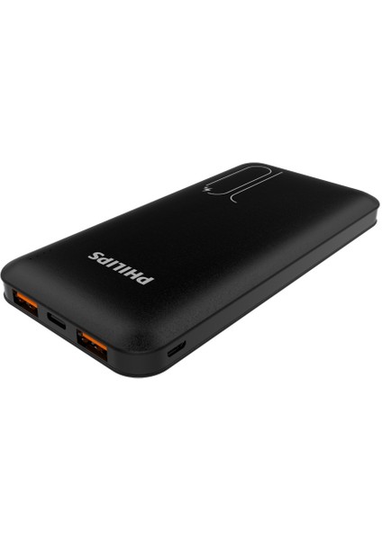 DLP6812CB 10.000MAH Power Bank, Pd+2, Qc 3.0, Type-C ve 2x Usb-A Bağlantı, Siyah