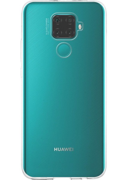 Huawei Mate 30 Lite Kapak 1mm Şeffaf Silikon Kılıf