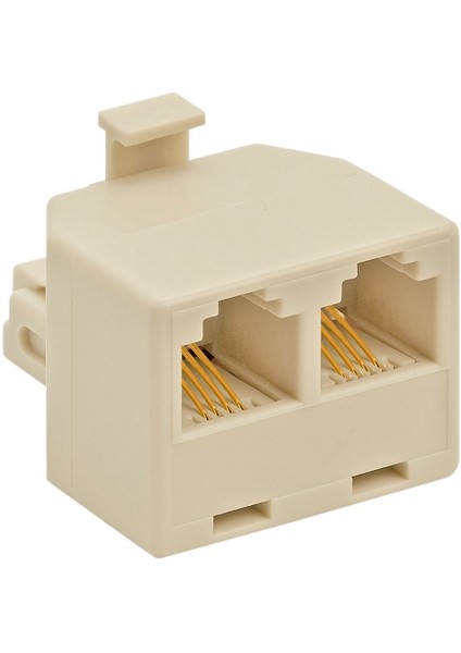 RJ11 Çoklayıcı Çoğaltıcı Splitter 1 Giriş 2 Çıkış