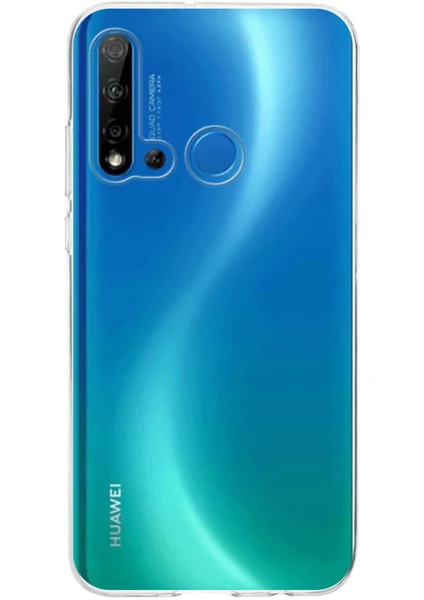 Kzy Huawei P20 Lite 2019 Kapak 1mm Şeffaf Silikon Kılıf