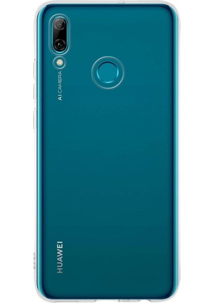 Huawei P Smart 2019 Kapak 1mm Şeffaf Silikon Kılıf