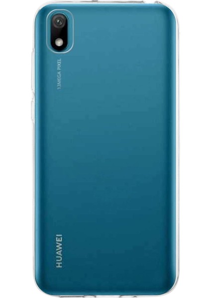 Huawei Y5 2019 Kapak 1mm Şeffaf Silikon Kılıf