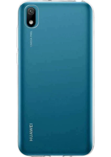 Kzy Huawei Y5 2019 Kapak 1mm Şeffaf Silikon Kılıf