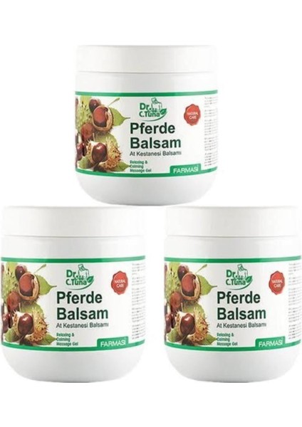 Dr.cevdet Tuna At Kestanesi Balsamı Masaj Jeli 500ML / 3'lü Set
