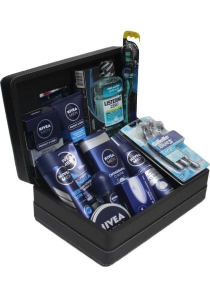 Traş Takımı Damat Çeyiz Seti 14 Parça Özel Sandıklı