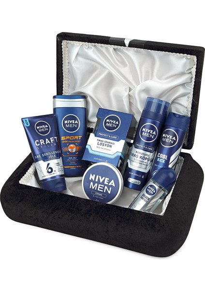 Men Erkek Cilt Bakım Seti - Damat Çeyiz Sandık Seti