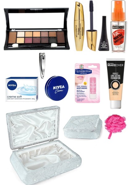 Gelin Söz Nişan Makyaj Ceyız Sandıgı +Makyaj Bakım Seti