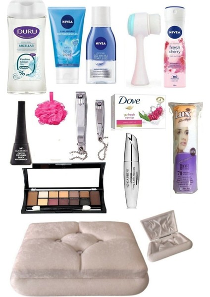 Gelin Söz Nişan Ceyız Sandıgı Bohca Seti - Gelın Makyaj Sandıgı