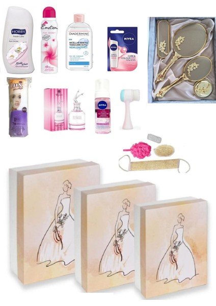 Gelin Söz Nişan Çeyiz Sandıgı Bohca Seti fiyatları