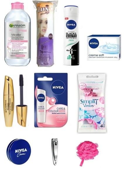 Sandıksız Gelin Çeyiz Nişan Bohça Seti + Banyo Lif Seti 11 Parça