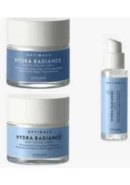 Hydra Radiance Gündüz Kremi Light 42580+GECE Kremi Light 42587+HYDRA Radiance Serum 42567