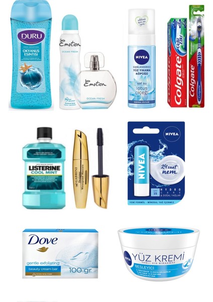 Kadın Kişisel Bakım ve Cilt Bakım Seti 11 Parca