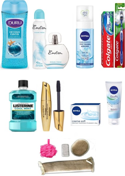 Kişisel Bakım ve Cilt Bakım Seti 14 Parça