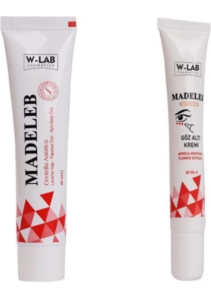 W Lab Madeleb Krem + Madeleb Göz Altı Krem Set