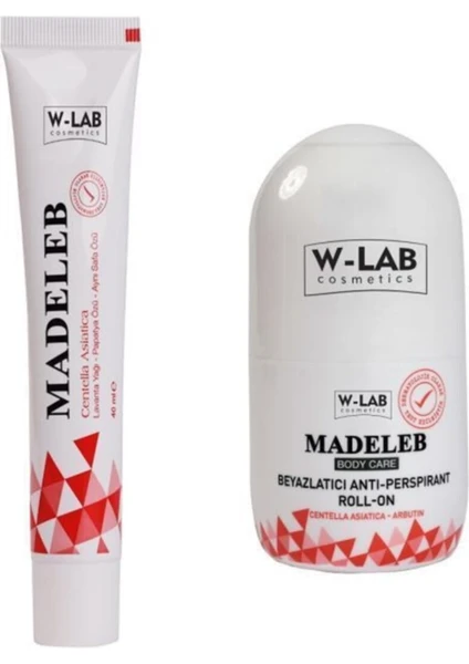 W Lab Madeleb Krem + W Lab Roll On Set