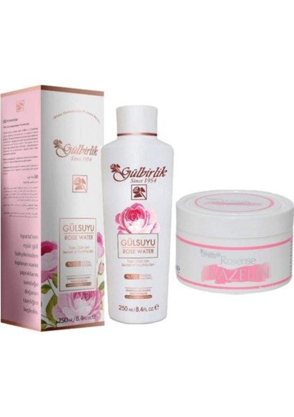 Gülbirlik Gülsuyu 250 ml + Vazelin 100 ml