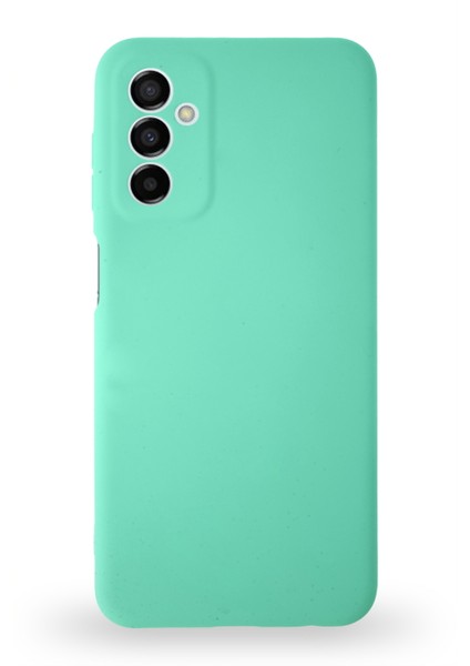 Caseworld Samsung Galaxy M23 Kapak Içi Kadife Kamera Korumalı Lansman Silikon Kılıf - Su Yeşili