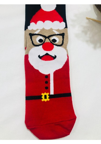 Kadın & Erkek Unisex Yeni Yıl Yılbaşı Soket Çorap