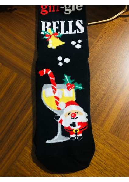 Kadın & Erkek Unisex Yeni Yıl Yılbaşı Soket Çorap
