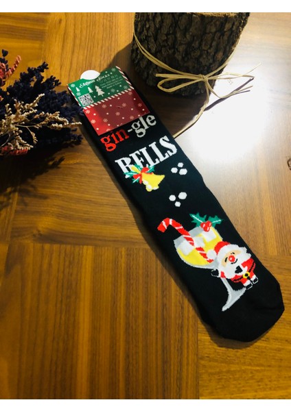 Kadın & Erkek Unisex Yeni Yıl Yılbaşı Soket Çorap modelleri