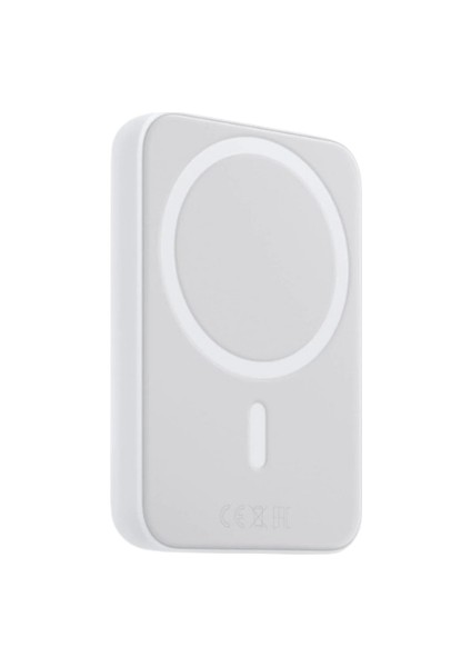 Pw-03 7,5W Magsafe 5.000MAH Kablosuz Wireless Şarj Cihazı Powerbank