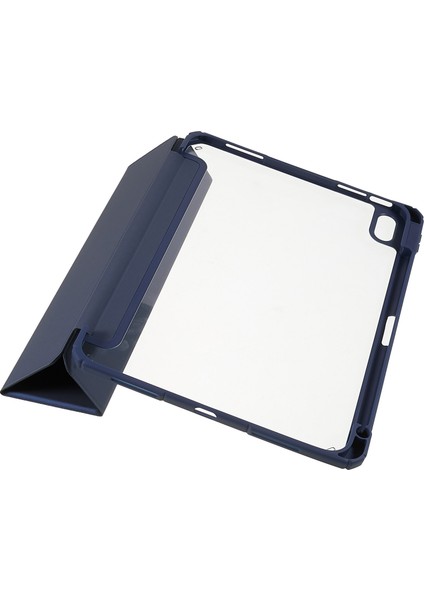 Ipad Için Mutural 10.9 (2022) Hibrit Tpu+Pc Tam Gövde Koruyucu Kasa Şeffaf Geri Şok Geçirmez Stand Kapağı Kalem Yuvası (Yurt Dışından) fırsatları