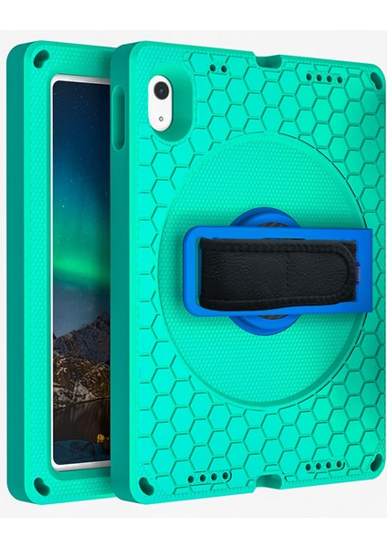 Ipad 10.9 (2022) Için Eva+Pc Şok Geçirmez Tablet Kılıfı El Kayışı Döner Kickstand Ballı Doku Doku Anti Drop Kapağı Omuz Kayışı Ile (Yurt Dışından)
