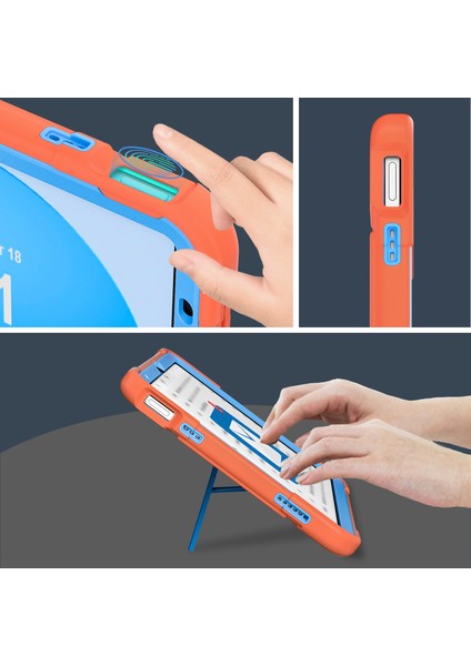 Robot B3 Serisi Ipad 10.9 (2022) Kontrast Renk Pc + Silikon Tablet Kılıf Bırakma Kickstand Koruyucu Kapak (Yurt Dışından) fırsatları