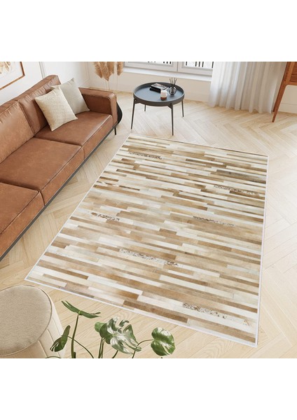 Dijital Baskı Yıkanabilir Kaymaz Taban Salon Halısı RVG0564