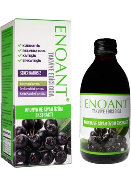 Aronya ve Siyah Üzüm Ekstraktı 250 ml